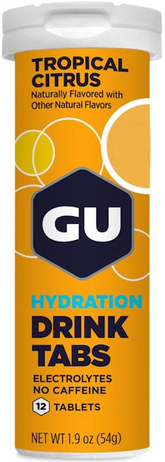 Tablety GU Energy GU Hydration Drink Tabs 54 g Tropical Citrin