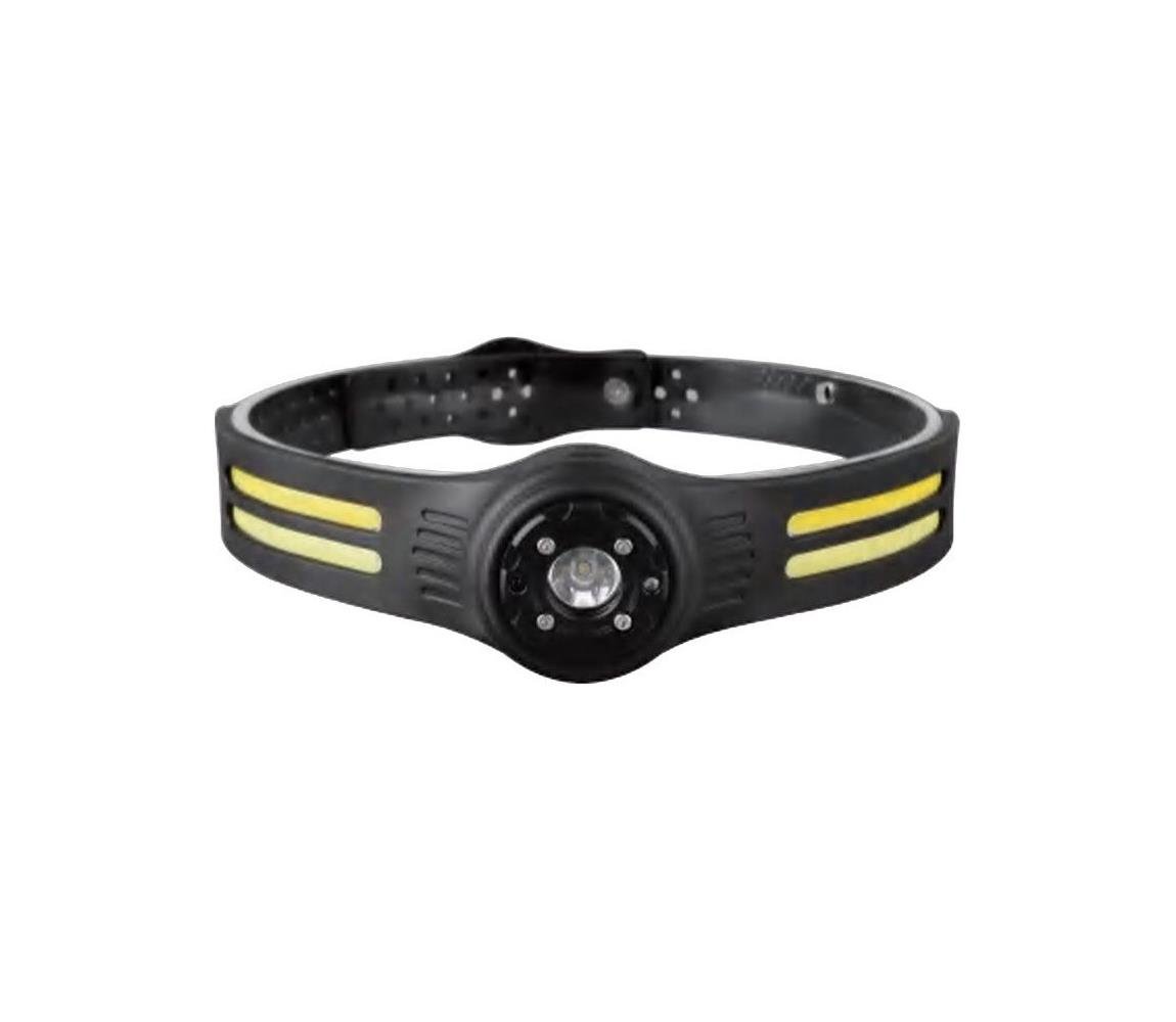 LED Nabíjecí čelovka s červeným světlem USB LED/3W/5V IP43 470 lm 5 h