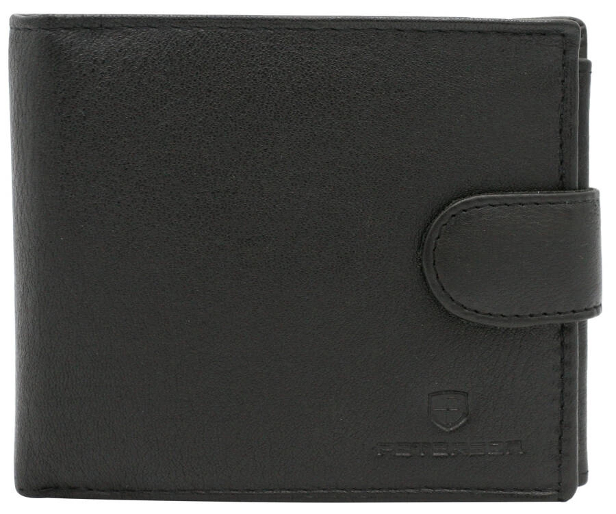 Peterson Set peněženky s klíčenkou Moltenfeet černá One size
