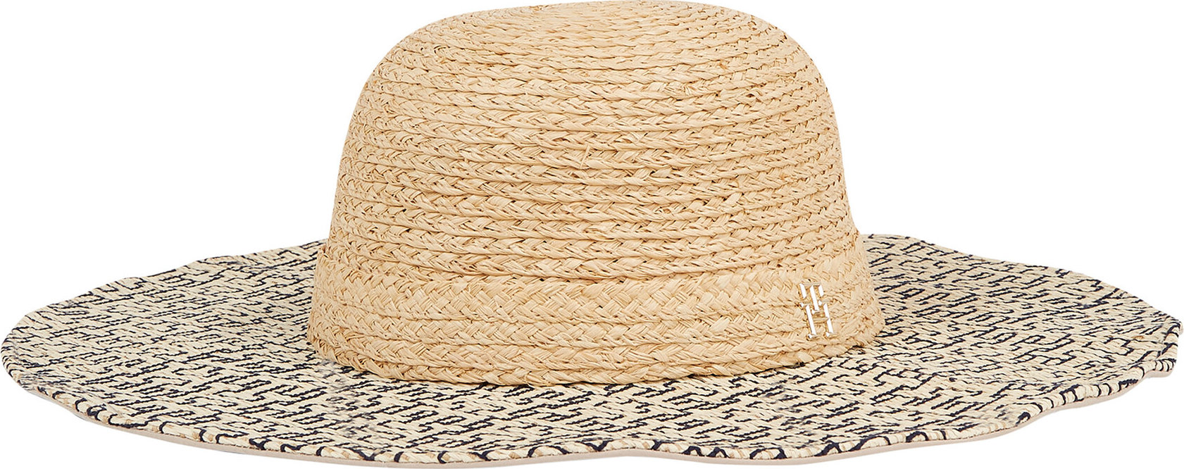 Klobouk Tommy Hilfiger Beach Summer Straw Hat AW0AW16042 Calico AEF