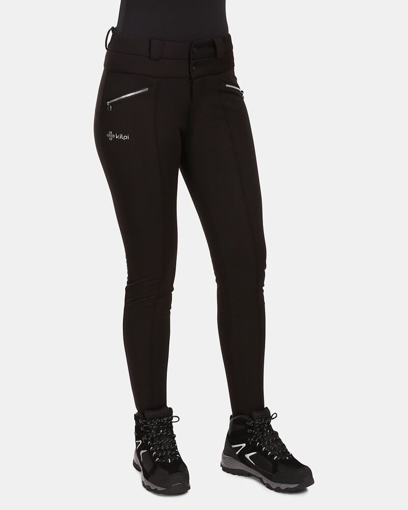 Kilpi Dámské softshellové kalhoty MAURA-W Černá Velikost: 40, BLK