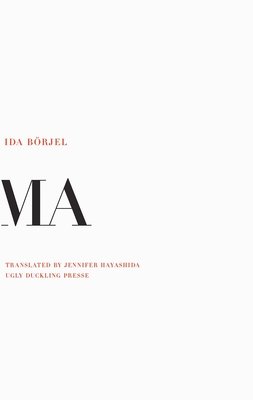 MA (Borjel Ida)(Paperback / softback)