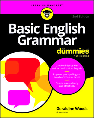 Basic English Grammar for Dummies - Us (Woods Geraldine)(Paperback)