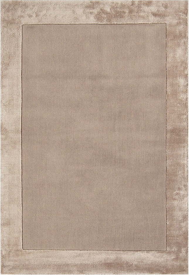 Světle hnědý ručně tkaný koberec s příměsí vlny 120x170 cm Ascot – Asiatic Carpets