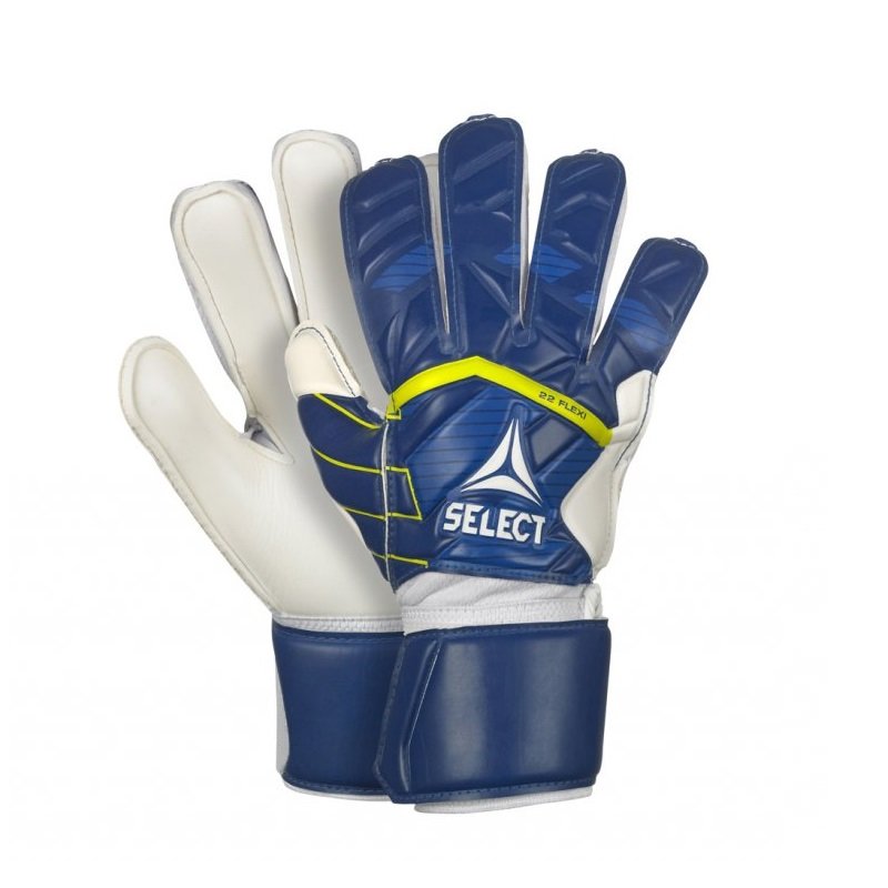 Brankářské rukavice SELECT GK 22 Flexi Grip modro-bílé - 10