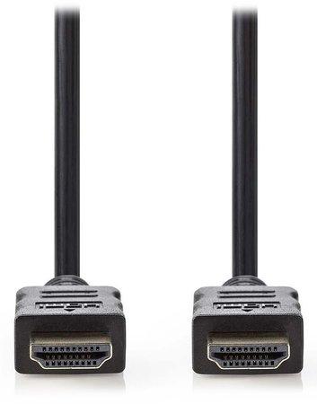 NEDIS High Speed HDMI kabel s ethernetem/ zlacené konektory HDMI-HDMI/ 4K/ černý/ 3m, CVGL34000BK30