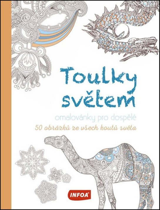 Toulky světem Omalovánky pro dospělé
