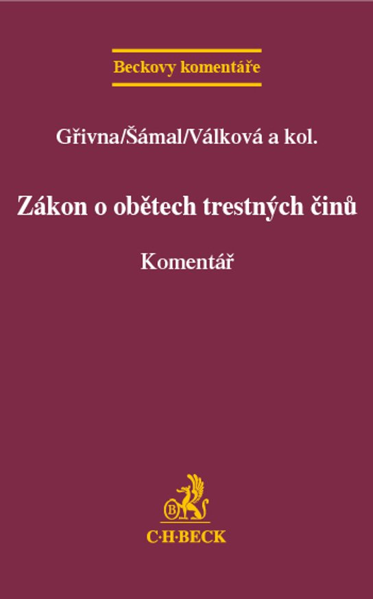 Zákon o obětech trestných činů Komnetář