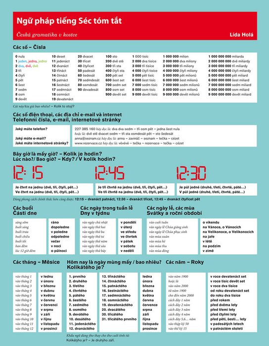 Česká gramatika v kostce vietnamsky