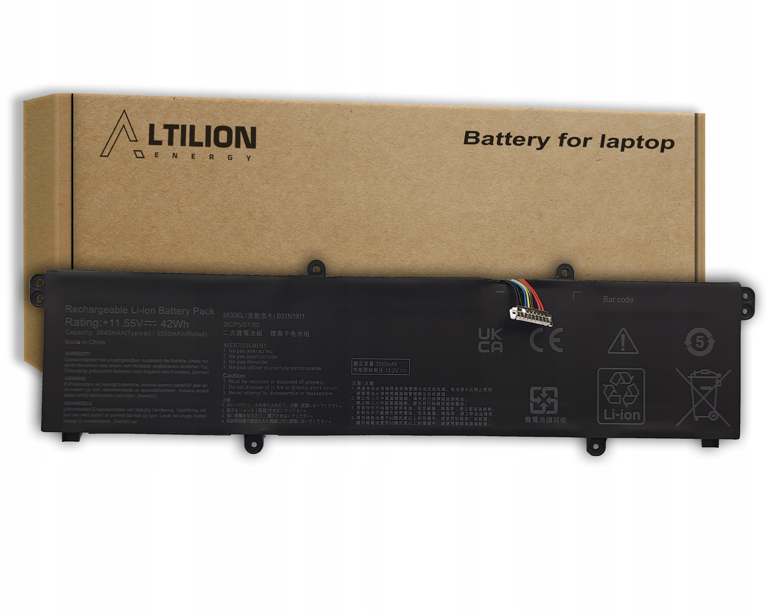 Baterie B31N1911 pro Asus VivoBook Flip 14 A413 F413 K413 X413 TP420 TM420