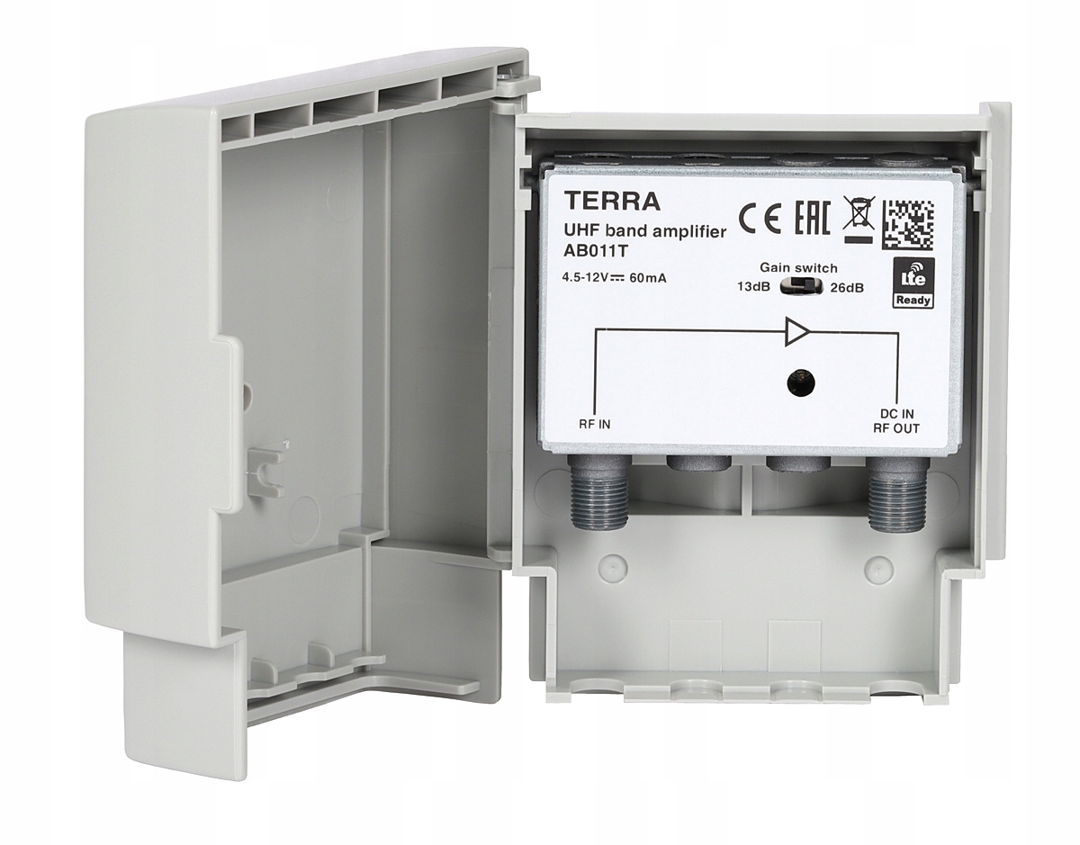 AB011T stožárový zesilovač (26 dB DC 5V/12V) Terra