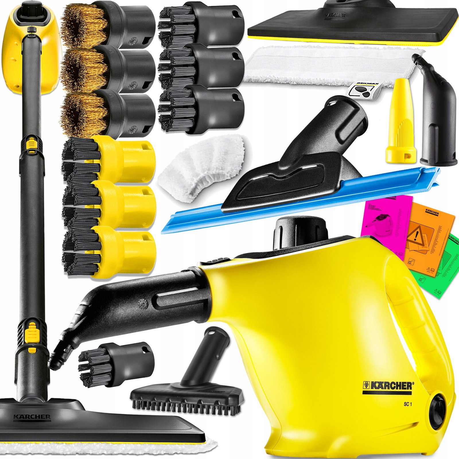 Napařovač Parní Mop SC1 Easyfix Karcher Parní Čistič Tryska Na Okna Sada