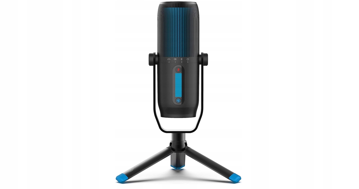 Usb kondenzátorový mikrofon pro herní počítač Studiový Karaoke Stativ