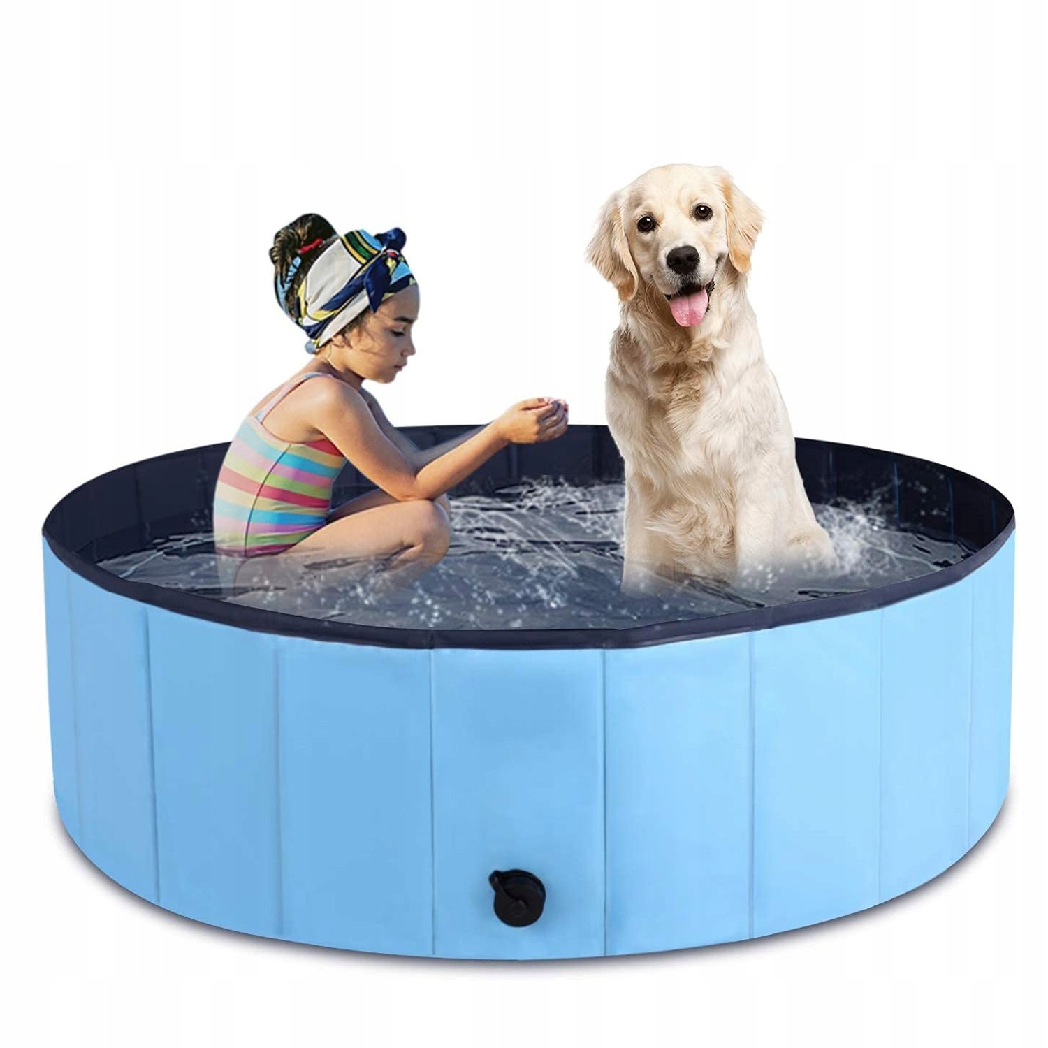Bazén Pro Psy Přenosný Bazén Z Tvrdého Plastu O Rozměrech 100 X 30 CM