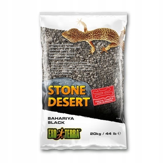 Substrát Stone Desert 20kg černá poušť