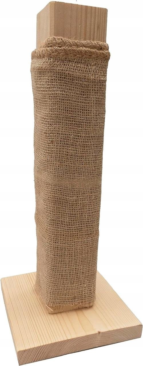 Škrabadlo Stojící Pro Kočky Sloupek Dřevo 47 CM