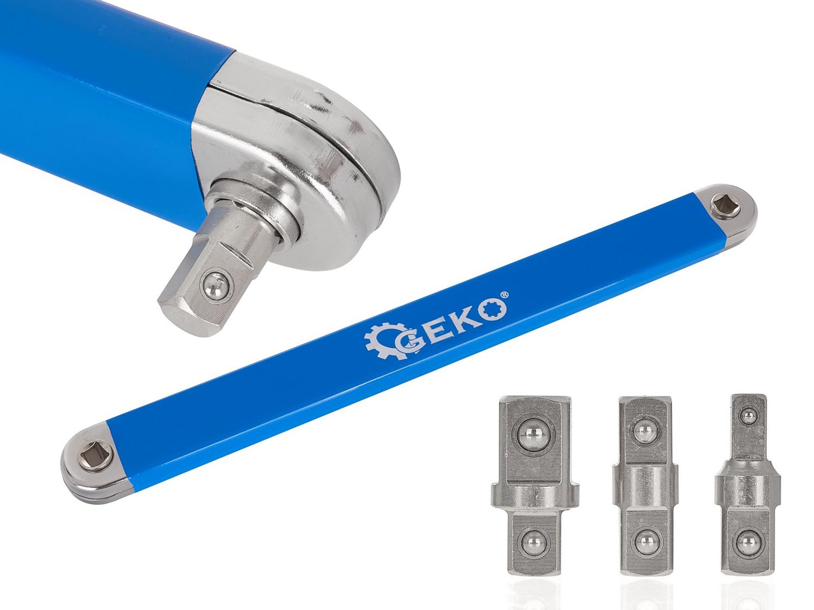 Prodlužovací ráčnový nástavec 390 mm s adaptéry 1/2
