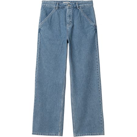 Kalhoty Carhartt Wip Simple Wms - Modrá - 26