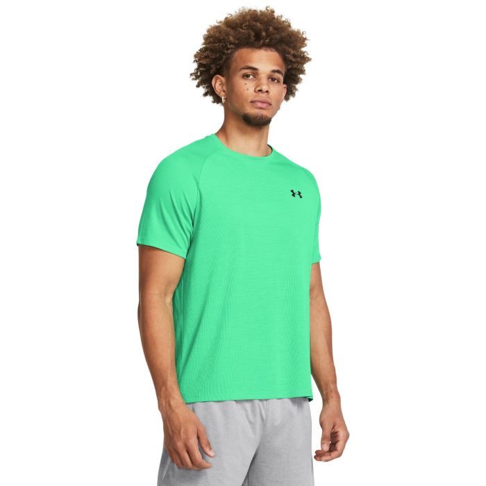 Triko Tech Textured SS Green XXL - Under Armour