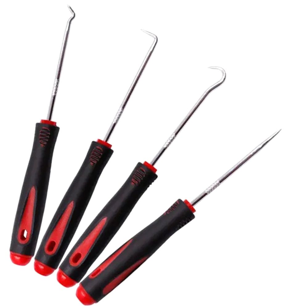 Sada ocelových háčků s rukojetí na těsnění - 4 ks