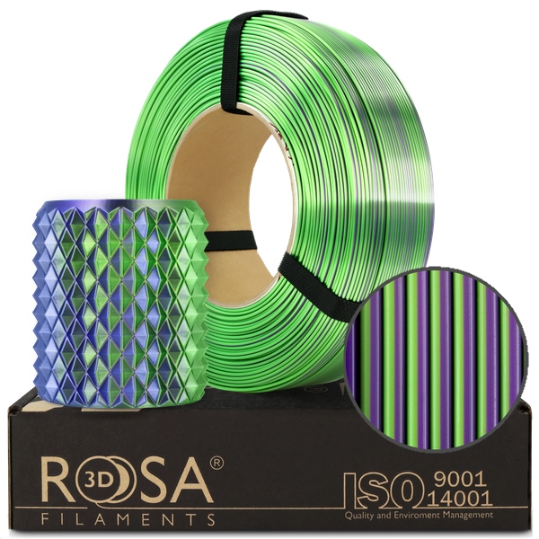 Filament Rosa 3D ReFill Pla Magic Silk 1,75mm Goblin 1kg