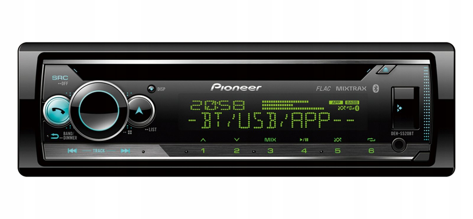 Pioneer DEH-S510BT DEH-S520BT Bluetooth CD autorádio MP3 VarioColor