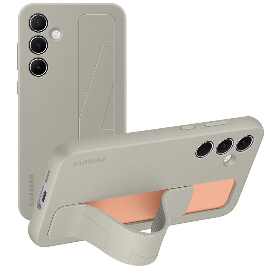 Tenké pouzdro ze silikonu stojánkem Samsung pro Galaxy A55 5G case kryt