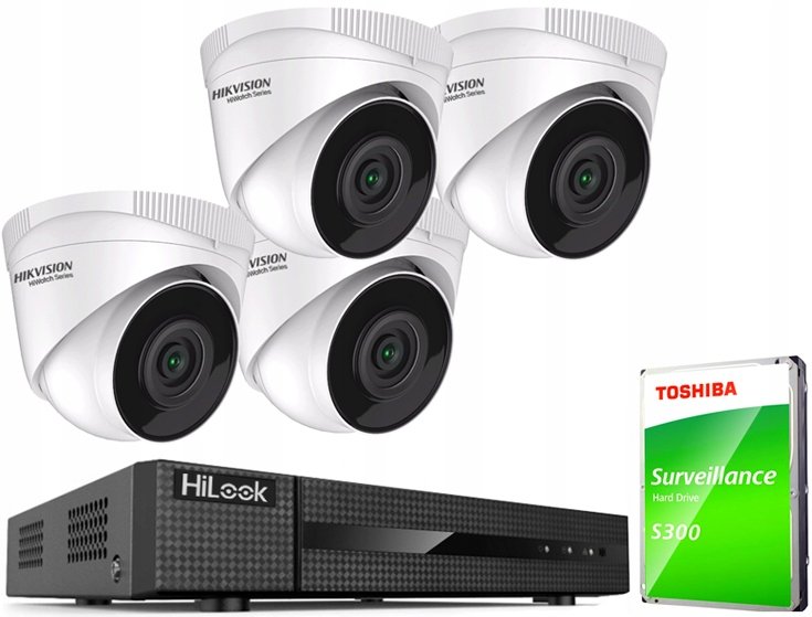 Monitorovací sada Hikvision Ip Kit 4x HWI-T240H