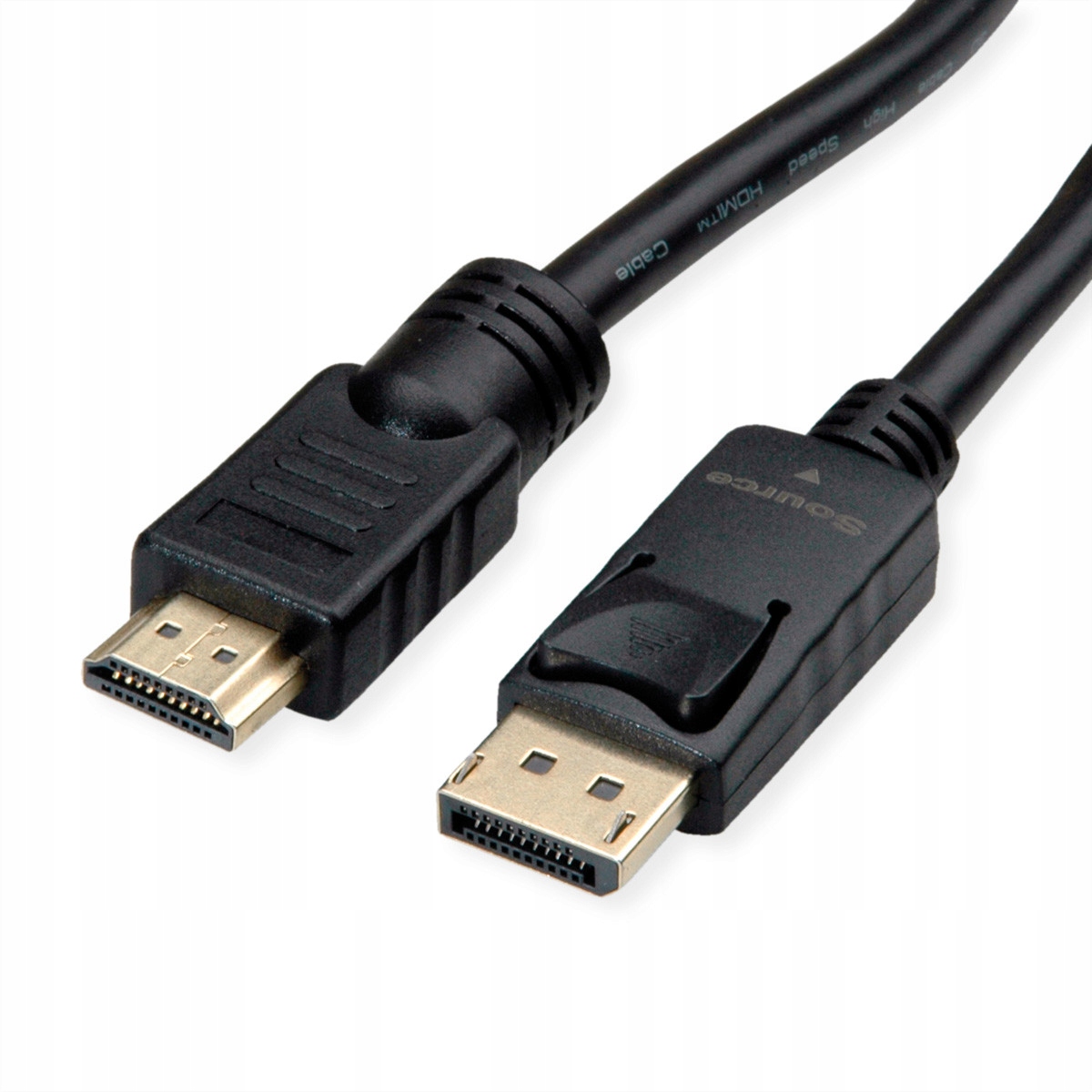 Roline Kabel DisplayPort, Dp Uhdtv, M/M, černý, 10 m