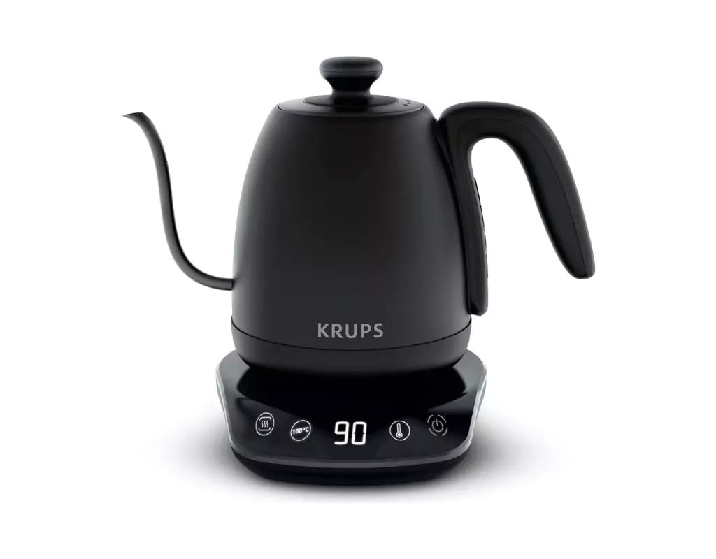 Konvice s husím krkem Krups BW923810 na přípravu čaje 1l černá 1250W