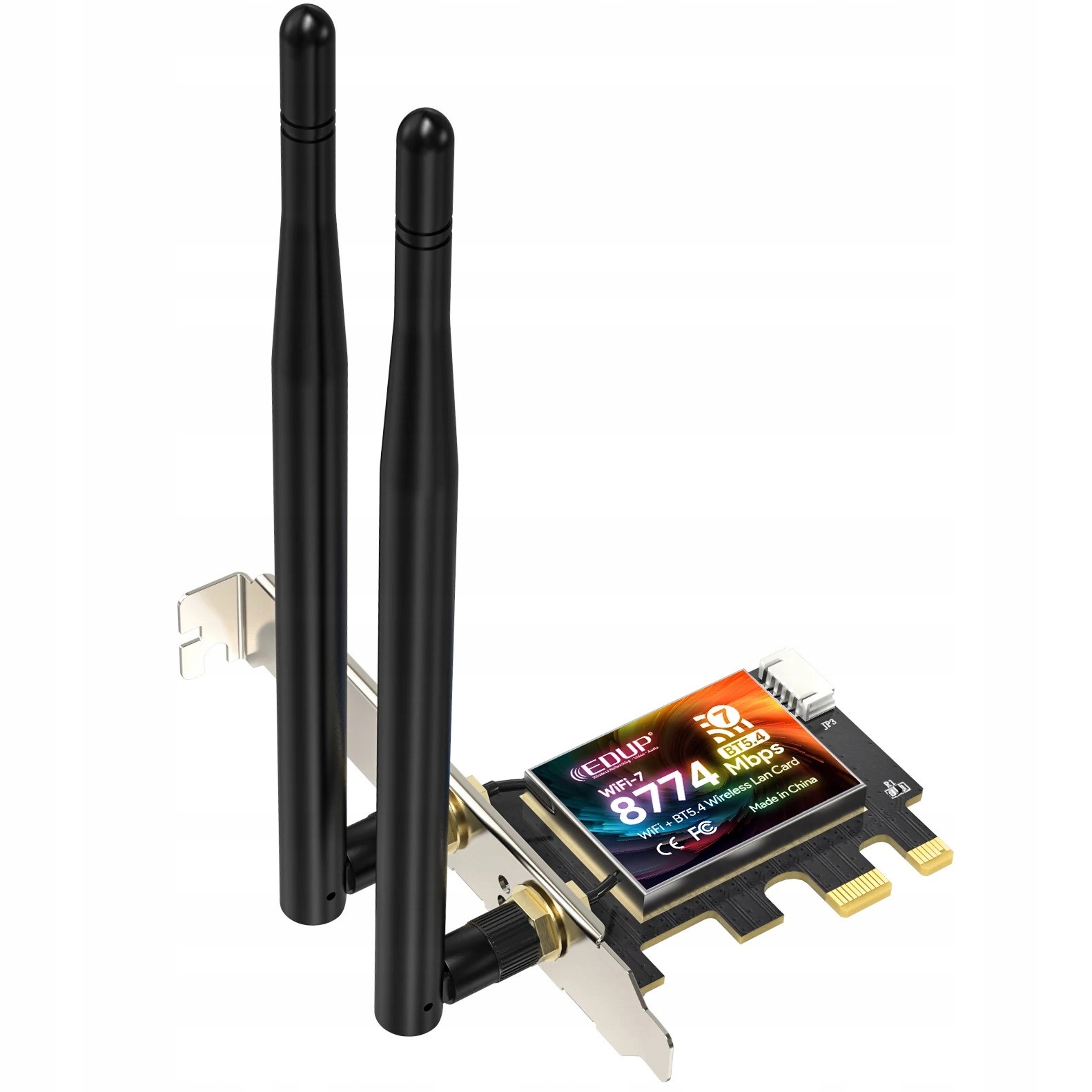 PCIe síťová karta pro Pc WiFi 7 Bluetooth Bt 5.4 Edup EP-BE9715