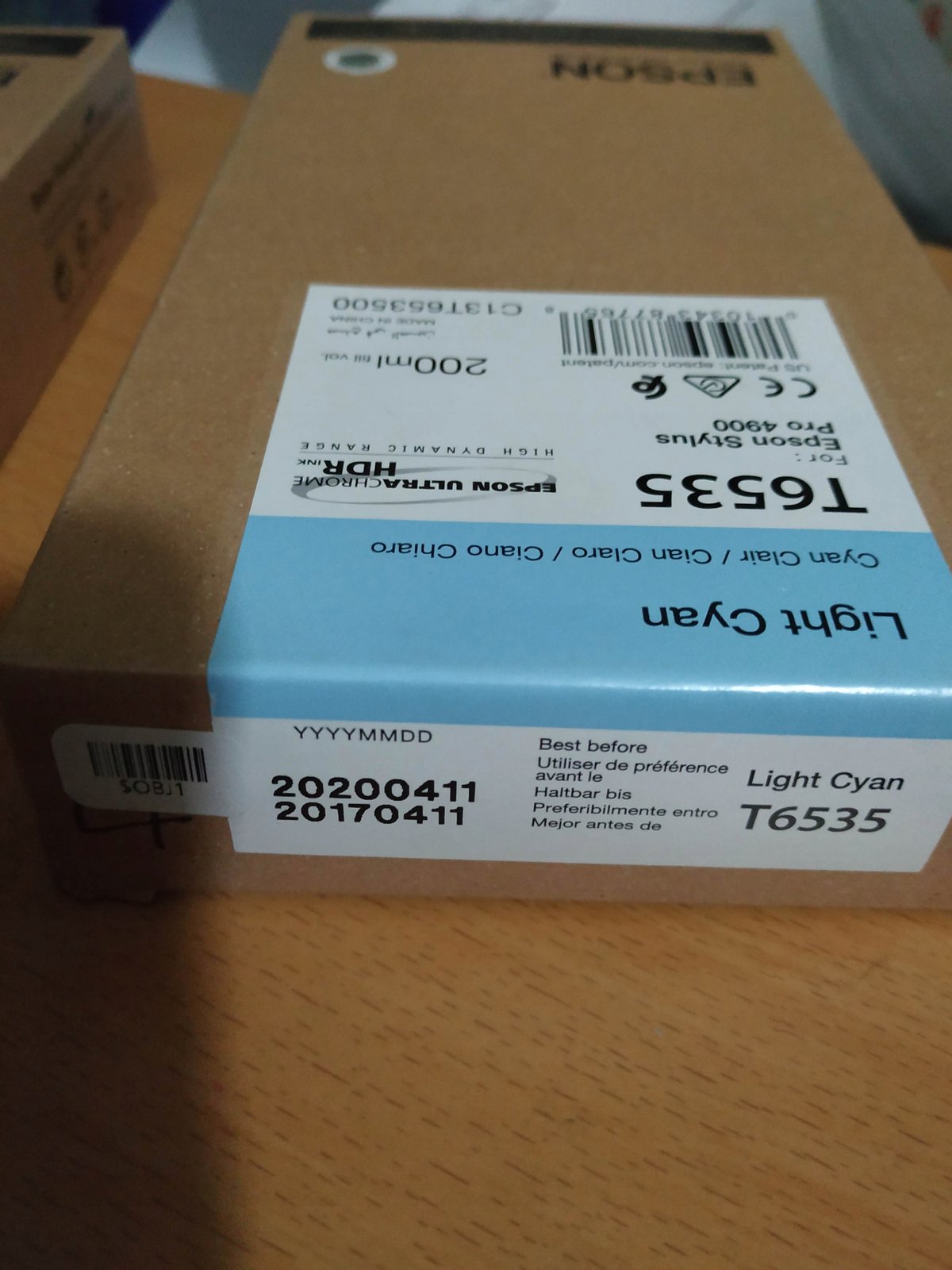 Originální inkoust Epson T6535 T-6535 C13T653500 (light cyan) Stylus Pro 4900