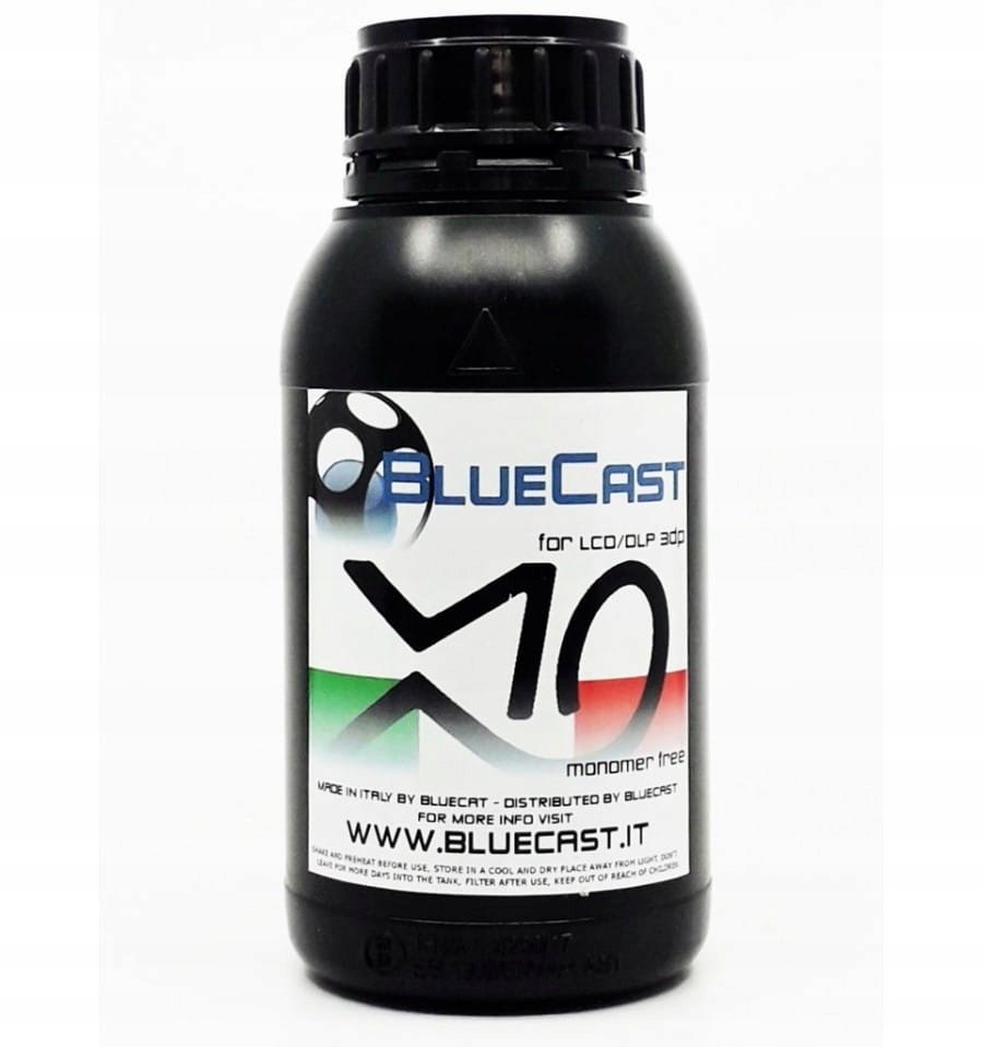 Uv pryskyřice BlueCast X10 vzorek 100 g pro 3D tiskárnu