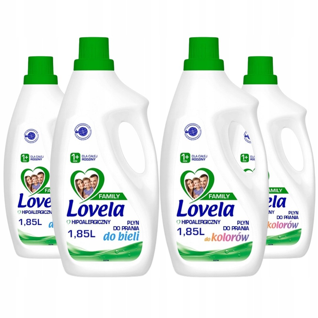 Lovela Family Set Tekutý prací prostředek Barva Bílá 7,4l