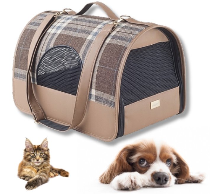 Přepravka pro psa a kočku Odolné vodítko vytahovací podlaha (L) Amiplay