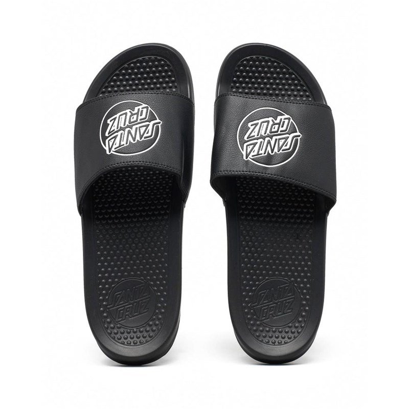 pantofle SANTA CRUZ - Opus Dot Slides Black (BLACK)
