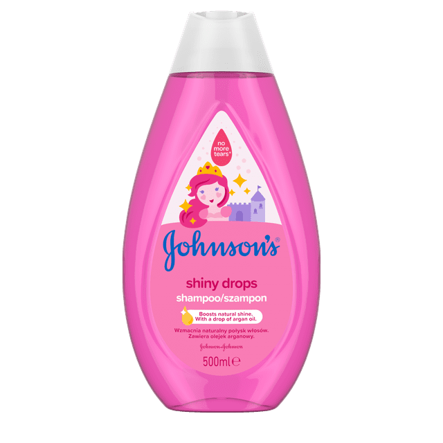 JOHNSON'S Shiny Drops sprej 200 ml + Shiny Drops šampon 500 ml