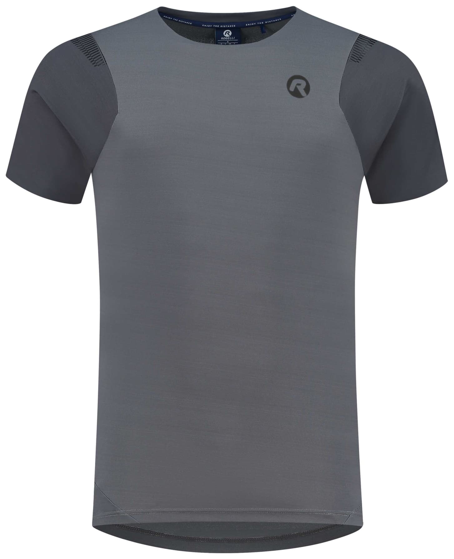 Komfortní MTB dres Rogelli ADVNTR DISTANCE s krátkým rukávem, šedý 2XL