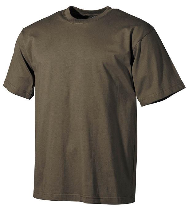 Triko krátký rukáv zelené OD Green 170g/m2 Single Jersey MFH® 00103B Velikost: 4XL