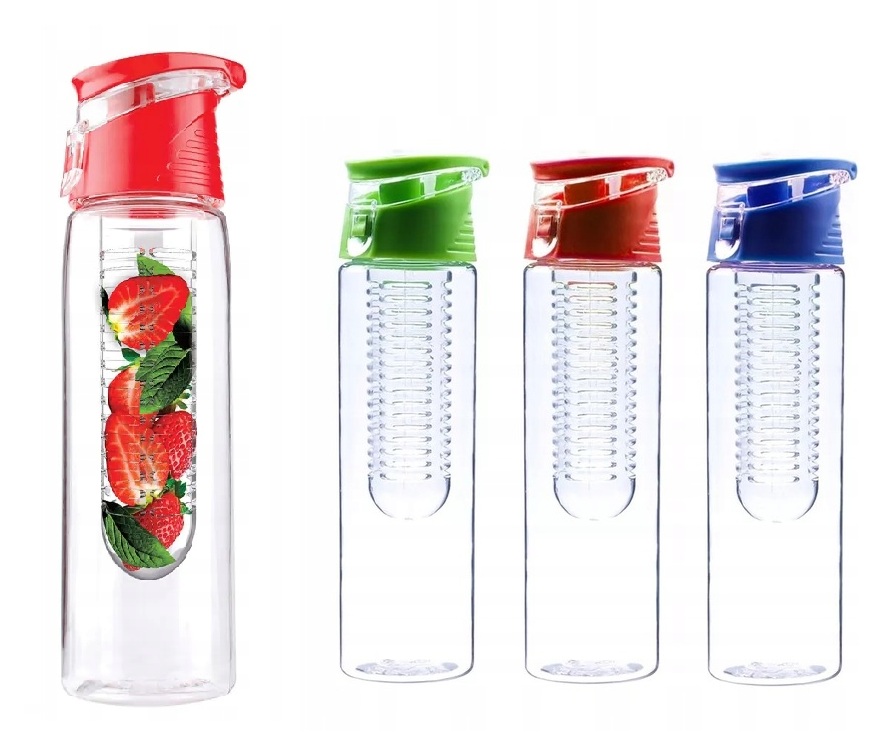 Láhev na vodu se sítem 700 ml Fresh Flavor Water Bottle Barva: červená