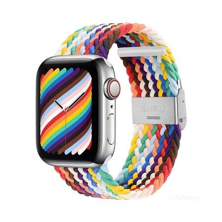 Devia remienok Deluxe Series Sport4 Nylon Braided Adjustable Band 40/41mm - Rainbow