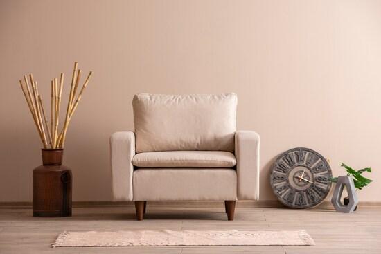 Atelier del Sofa Wing Chair Lungo - Cream