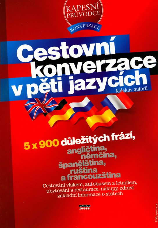 Cestovní konverzace v pěti jazycích