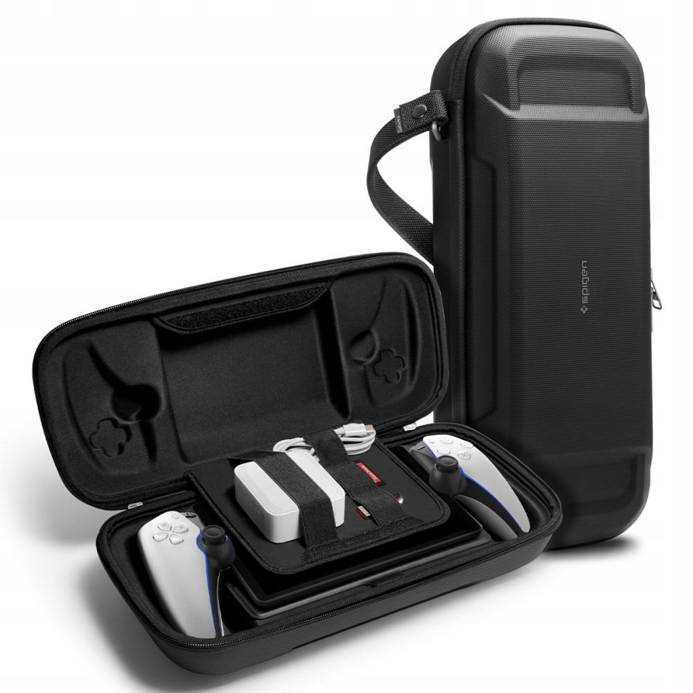 Pouzdro Spigen Rugged Armor Pro pro PlayStation Portal, pancéřové pouzdro