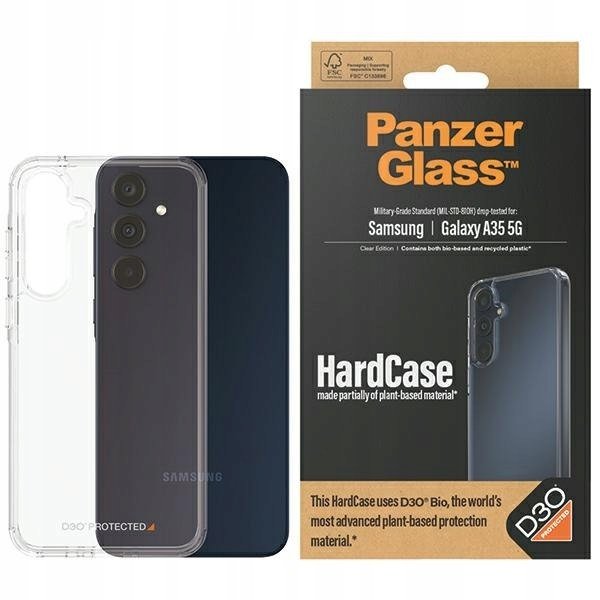 Pouzdro PanzerGlass pro Galaxy A35 5G, pancéřový zadní kryt, pevný case kryt