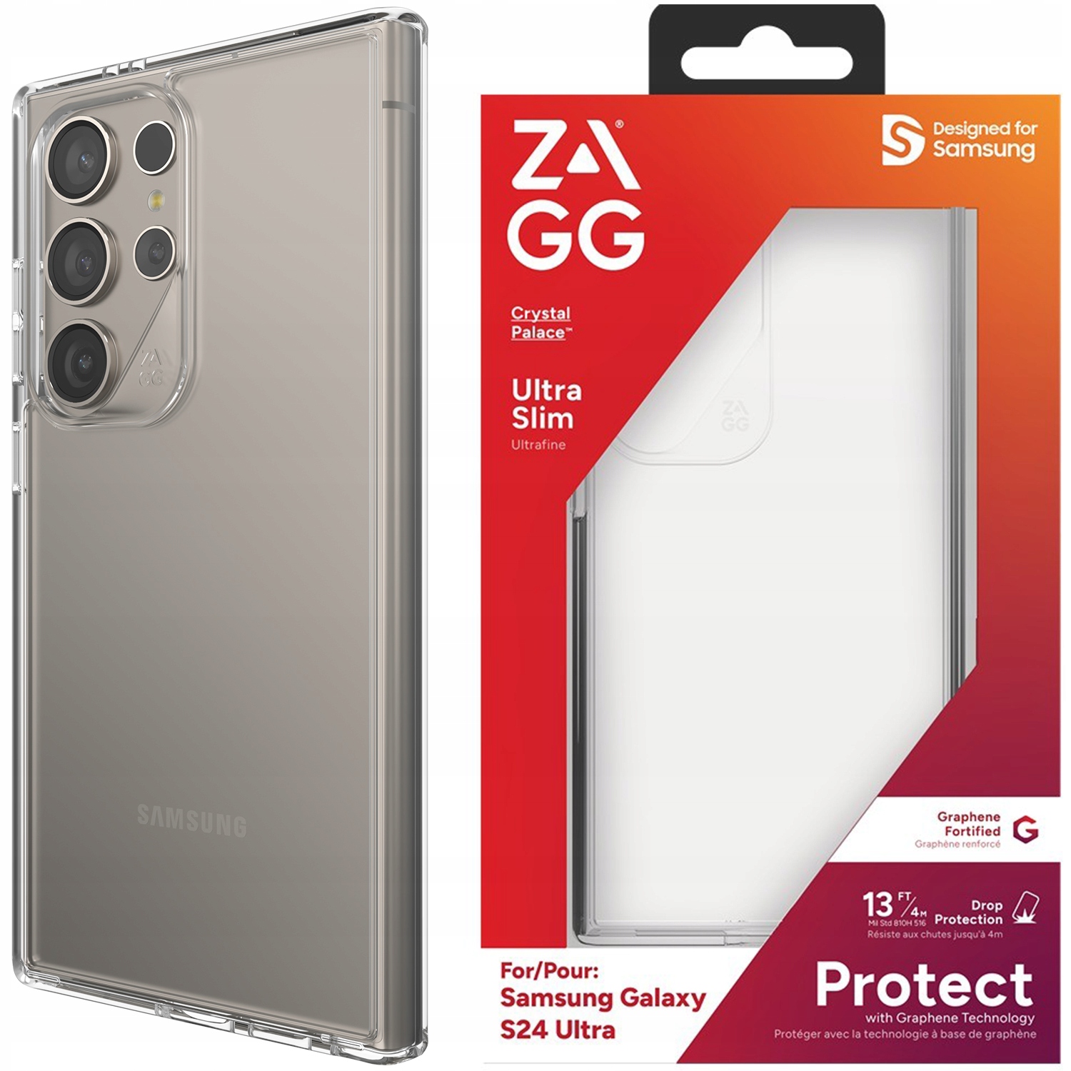 Pouzdro Ochranné Zagg Pro Samsung Galaxy S24 Ultra Kryt Crystal Palace Case