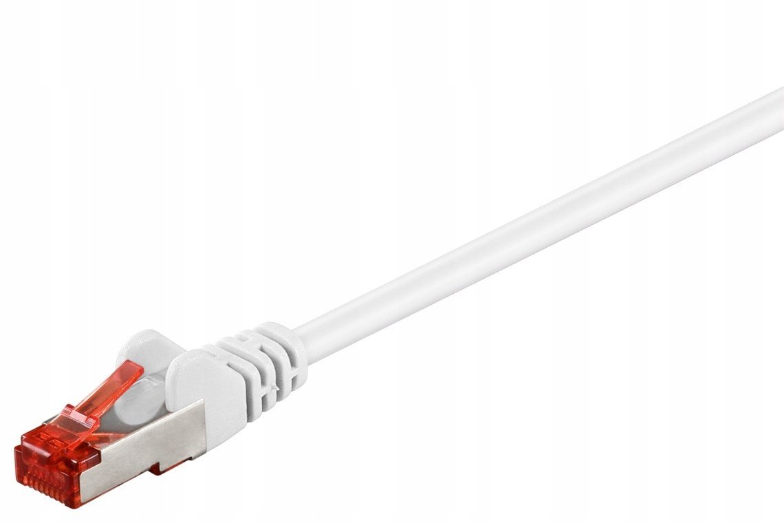 Síťový kabel RJ45 Lan kat 6 S/ftp bílý 50m