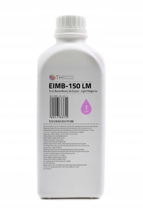 Láhev Light Magenta Epson 1L Barvový inkoust (Dye) Ink-mate EIMB150