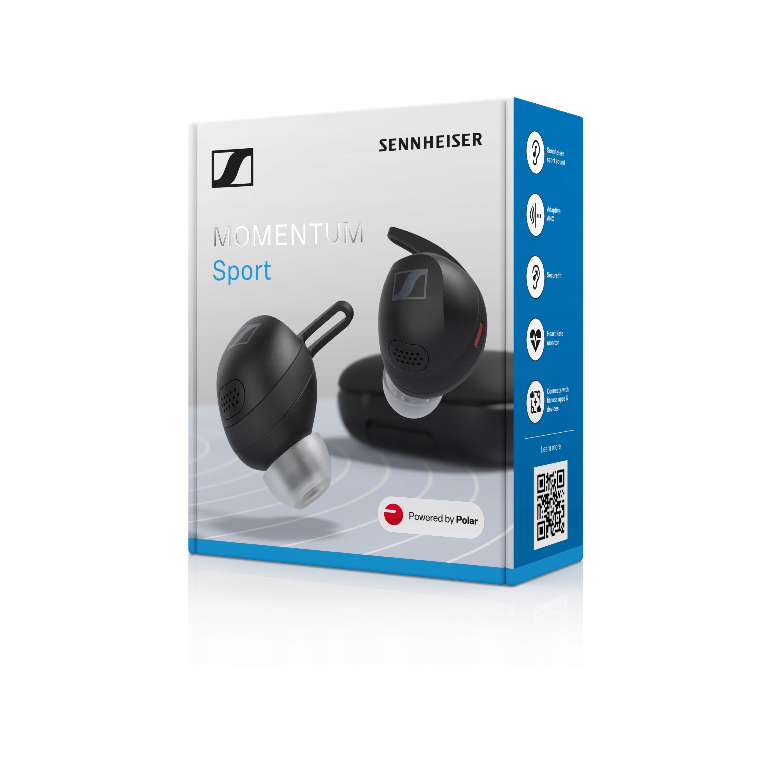 Bezdrátová sluchátka do uší Sennheiser Momentum Sport MSPORT1 Black