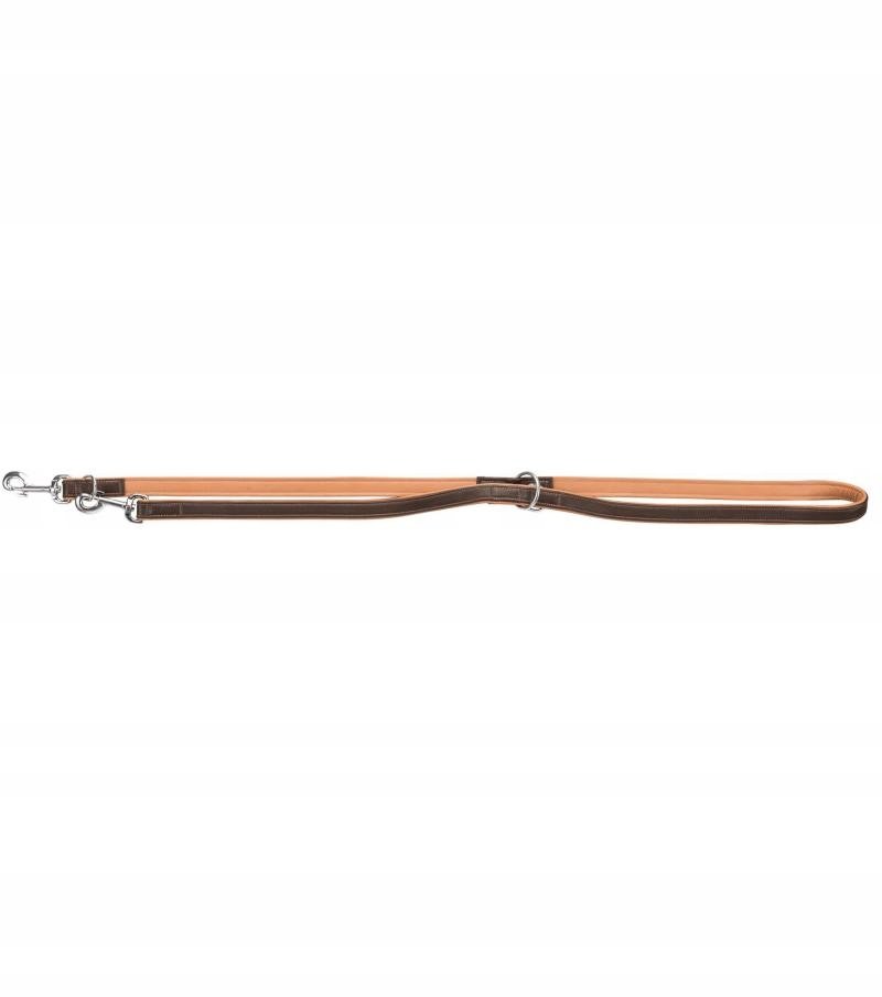 Vodítko nastavitelné Active Comfort, M–L: 2.00 m/25 mm, hnědá/světle hnědá